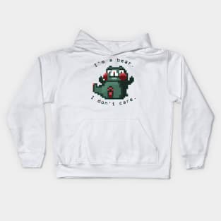 Im a bear, I dont care Kids Hoodie